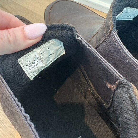 Duluth Trading Co. Mens Wild Boar Casual Slip On Oiled Leather Boots Brown 12 - Picture 5 of 8